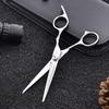 1 Set Hair Cutting Scissor Kit with Case Professional Salon Barber Stainless Steel Hairdressing Thinning Shears Comb Hair Clips Cleaning Cloth Set
