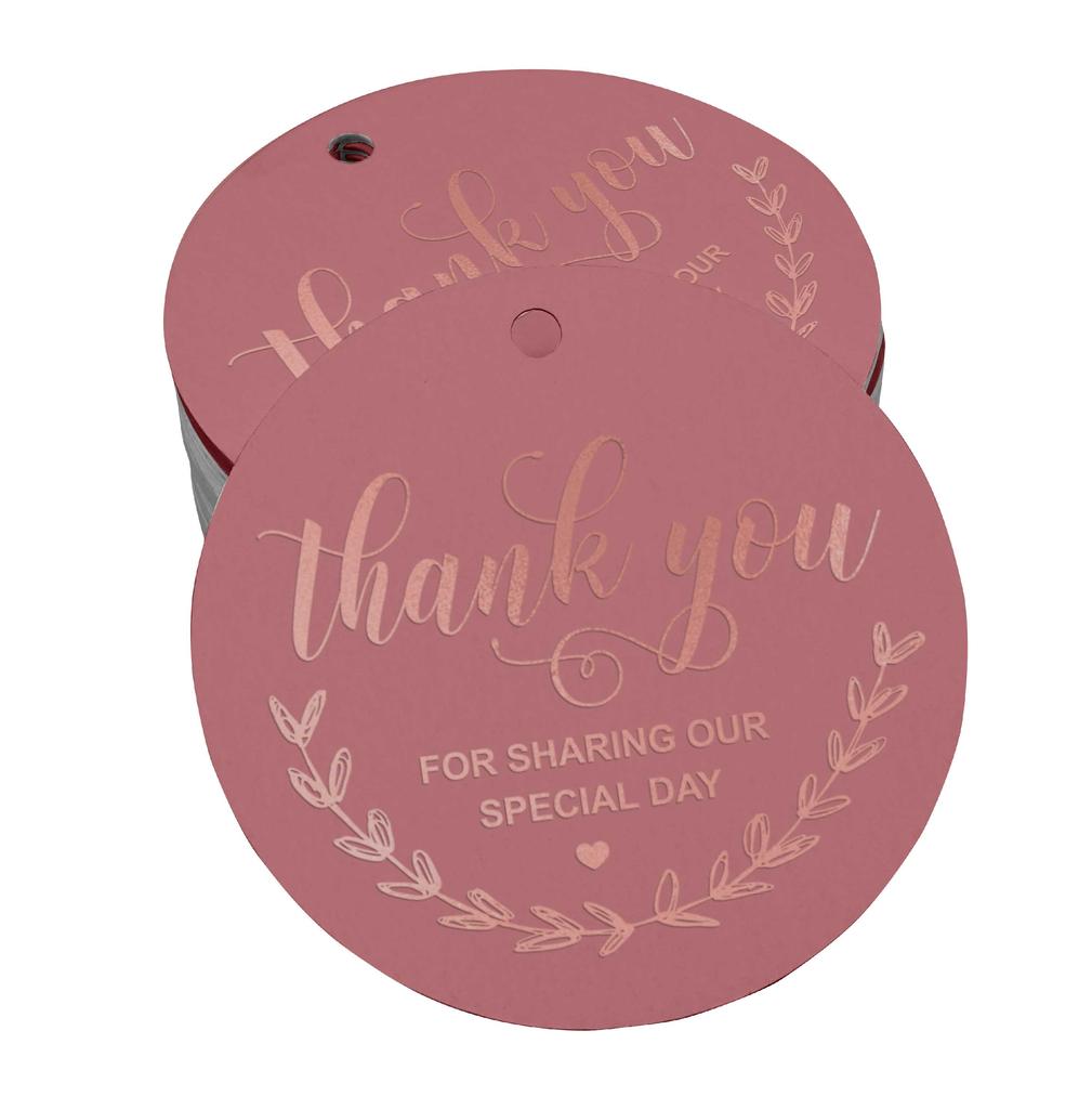 Inkdotpot Thank You For Sharing Our Special Day Bridal Shower-Baby Shower-Retirement-Wedding-Birthday Bottle Tag