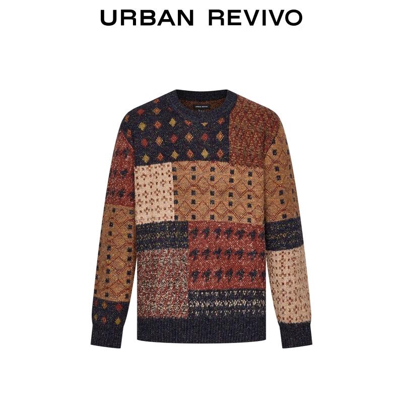 UR Men's Winter Fair Isle Knit Sweater