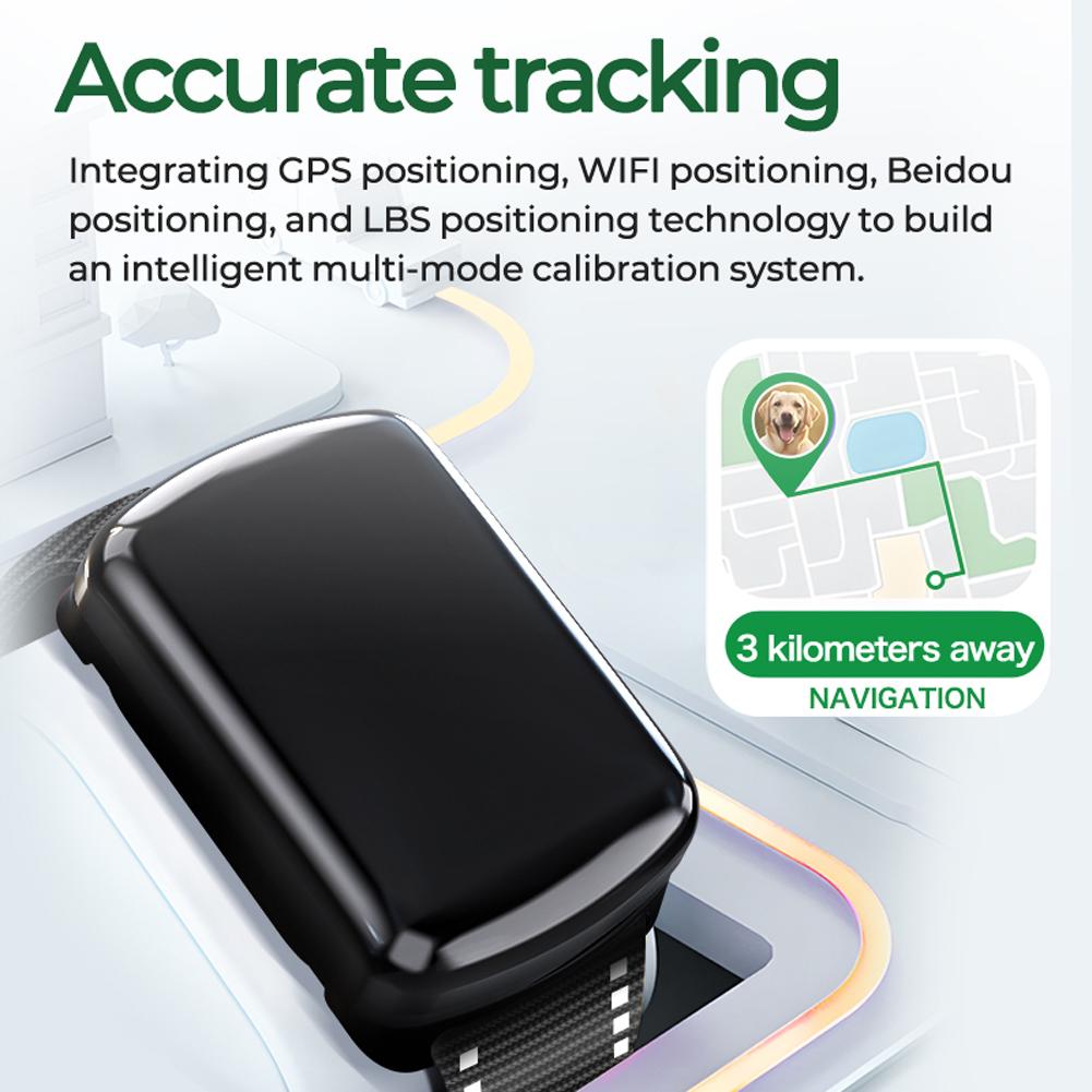 Dog Tracker with Adjustable Collar Cat Locator Smart Pet Locator for Dogs & Cats