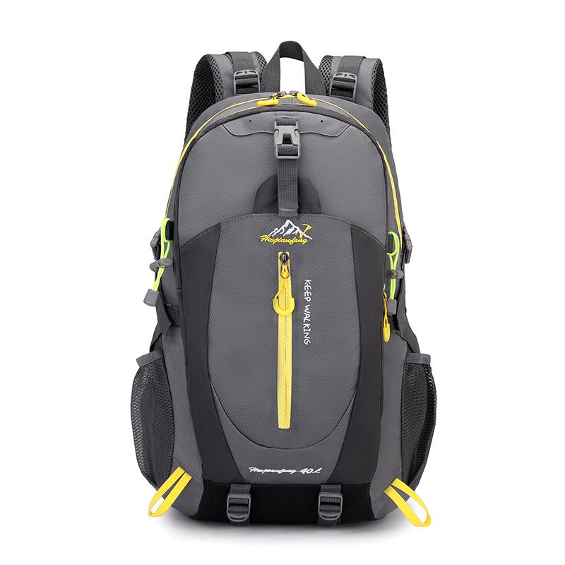 Men's Water-Resistant Outdoor Hiking and Camping Backpack