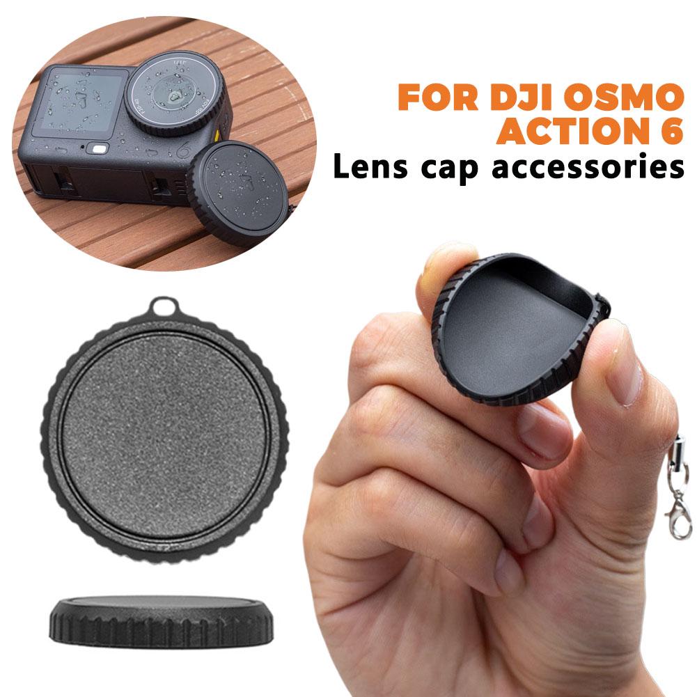 For DJI Osmo Action 6 Silicone Lens Cap Custom Made Anti-scratch & Anti-Fingerprint Protective Cover for Action6 Accessories