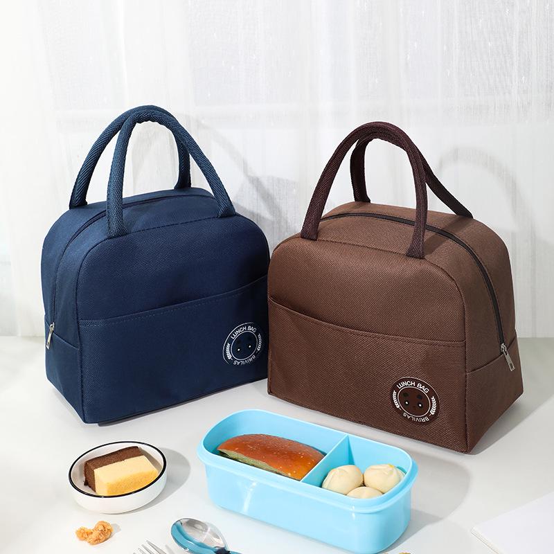 Insulated Oxford Cloth Lunch Bag for Office Commuters