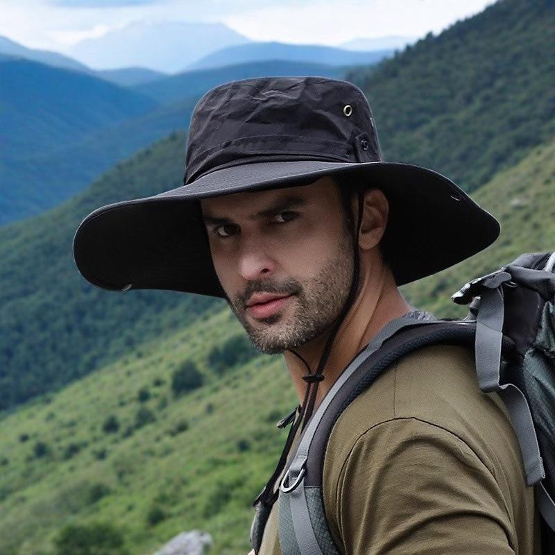Fishing Hat Summer UV Protection Breathable Mesh Outdoor Sun Hat for Men Women Camping Hiking Beach Travel Panama Sun Hat
