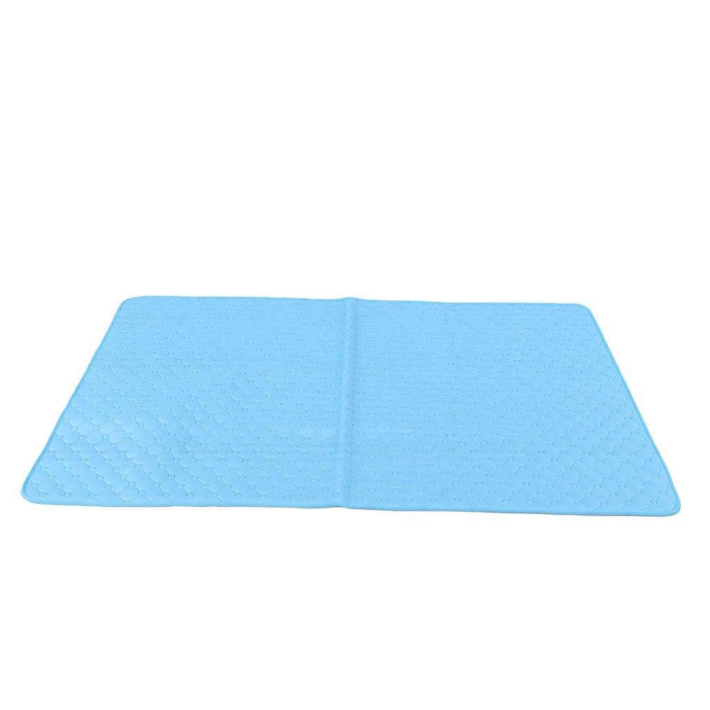 Pet Cooling Pad for Dogs Cats Kitten Portable Washable Summer Cooling Mat for Pets Blue XXL