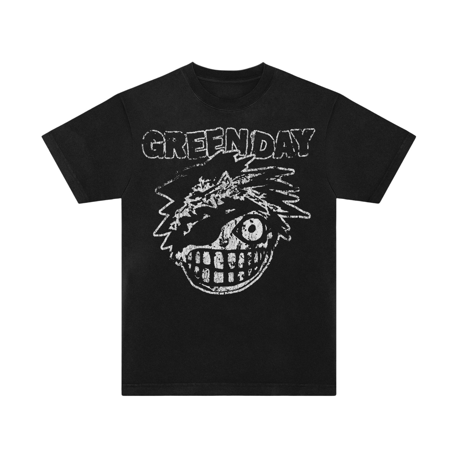 

Футболка унисекс Green Day Band American Idiot Hysteria 2026 Лето Унисекс Круглый вырез Хлопок Y2k Популярная Оверсайз Футболка Подарки для фанатов Топы M