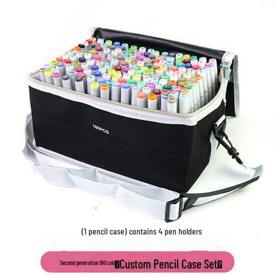 Fakale 2nd Gen Finecolour Anime Markers Set, 160 Oil-Based Professional Student Colors
