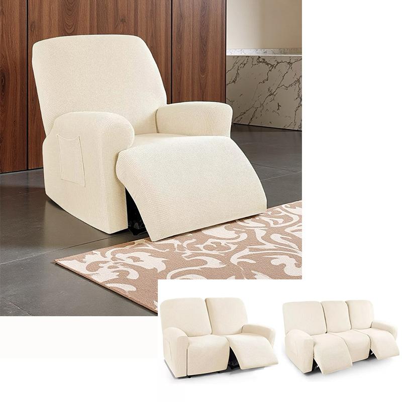 Recliner Sofa Cover for Living Room Ralax Cover Jacquard Covers Stretch Spandex Couch Slipcovers Non Slip Armchair Slipcovers