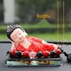 Maitreya Buddha Car Ornament: Creative Center Console Decoration for Safety and Style.