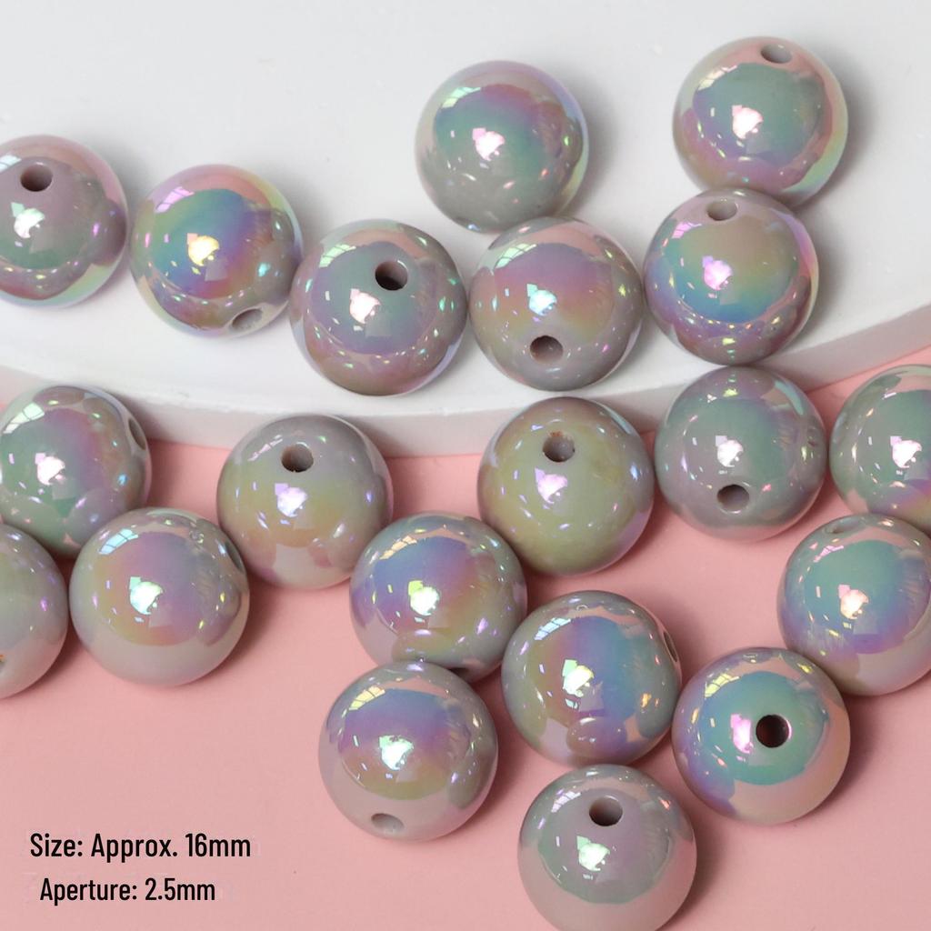 Cute Coffee-Toned Butterfly Flower Love Acrylic Beads for DIY Phone Chains and Necklaces