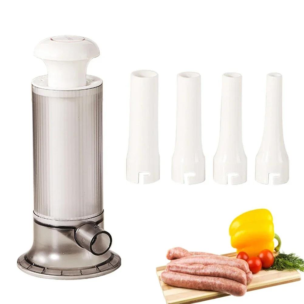 Perfect For Homemade Sausages Manual Sausage Maker Sausage Filling Machine Compact Sausage Maker For Home 24.5*11cm