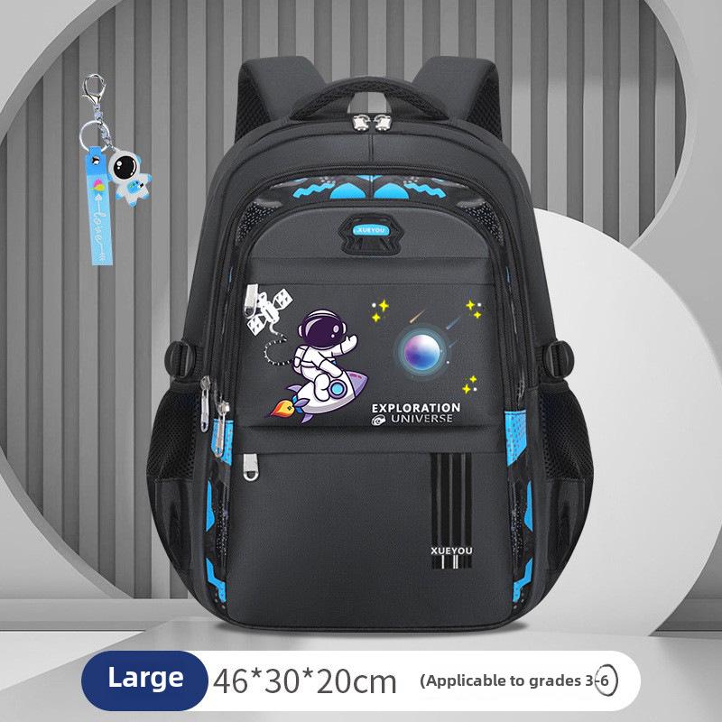 Space Astronaut Kids School Backpack: Lightweight, Spine-Supporting, Large Capacity, Waterproof, Child-Friendly Design.