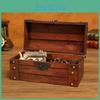 Handcrafted Distressed Wooden Trunk For Living Room And Bedroom Storage