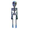 3D Printed Skeleton Refrigerator Magnet Halloween Poseable Skeleton Figurine with Movable Joints
