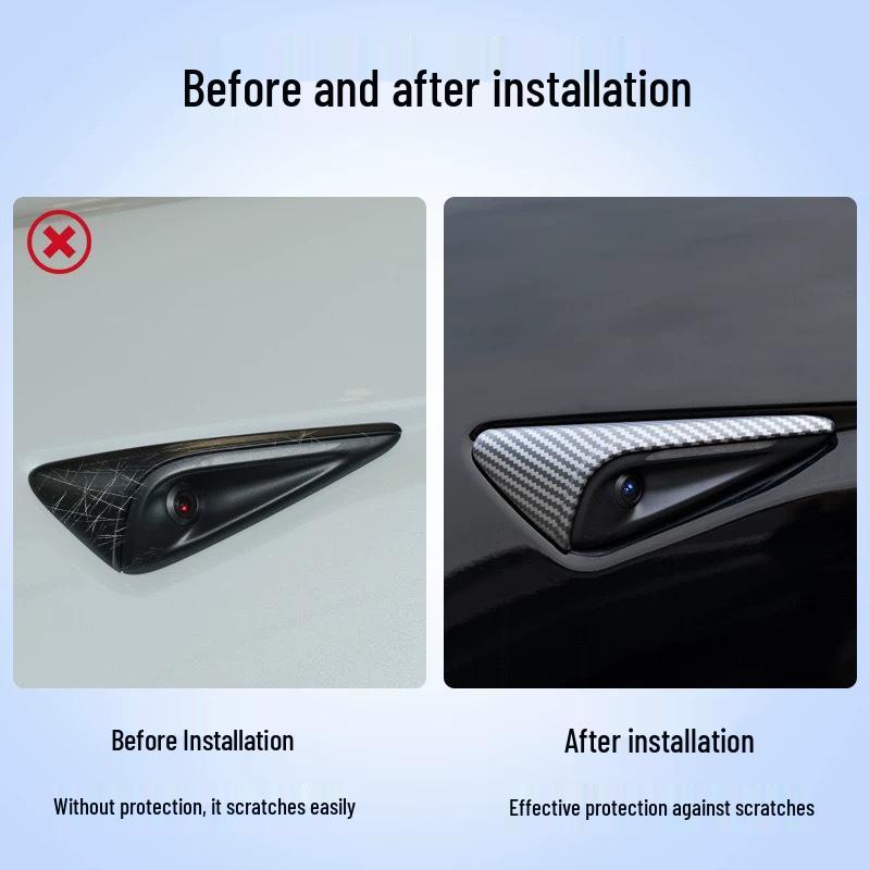 Tesla Model 3/Y Fender Camera Anti-Scratch Emblem Cover Modification