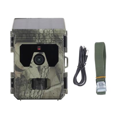 Solar Trail Camera 4K 50 MP Motion Activated Tracking Game Camera HD Night Vision IP65 Waterproof