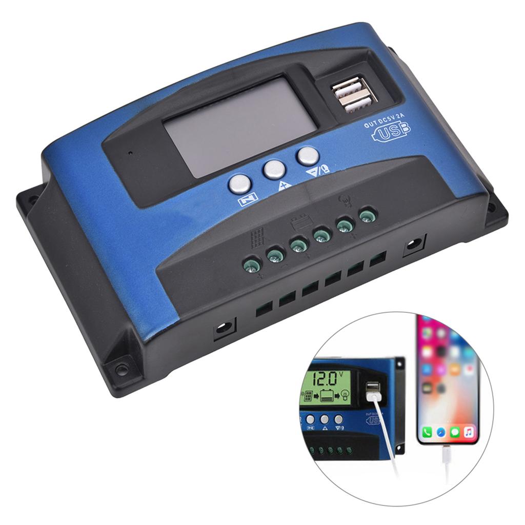 YCX 003 30 100A MPPT Solar Panel Regulator Charge Controller 12V 24V Auto Focus Tracking 40A