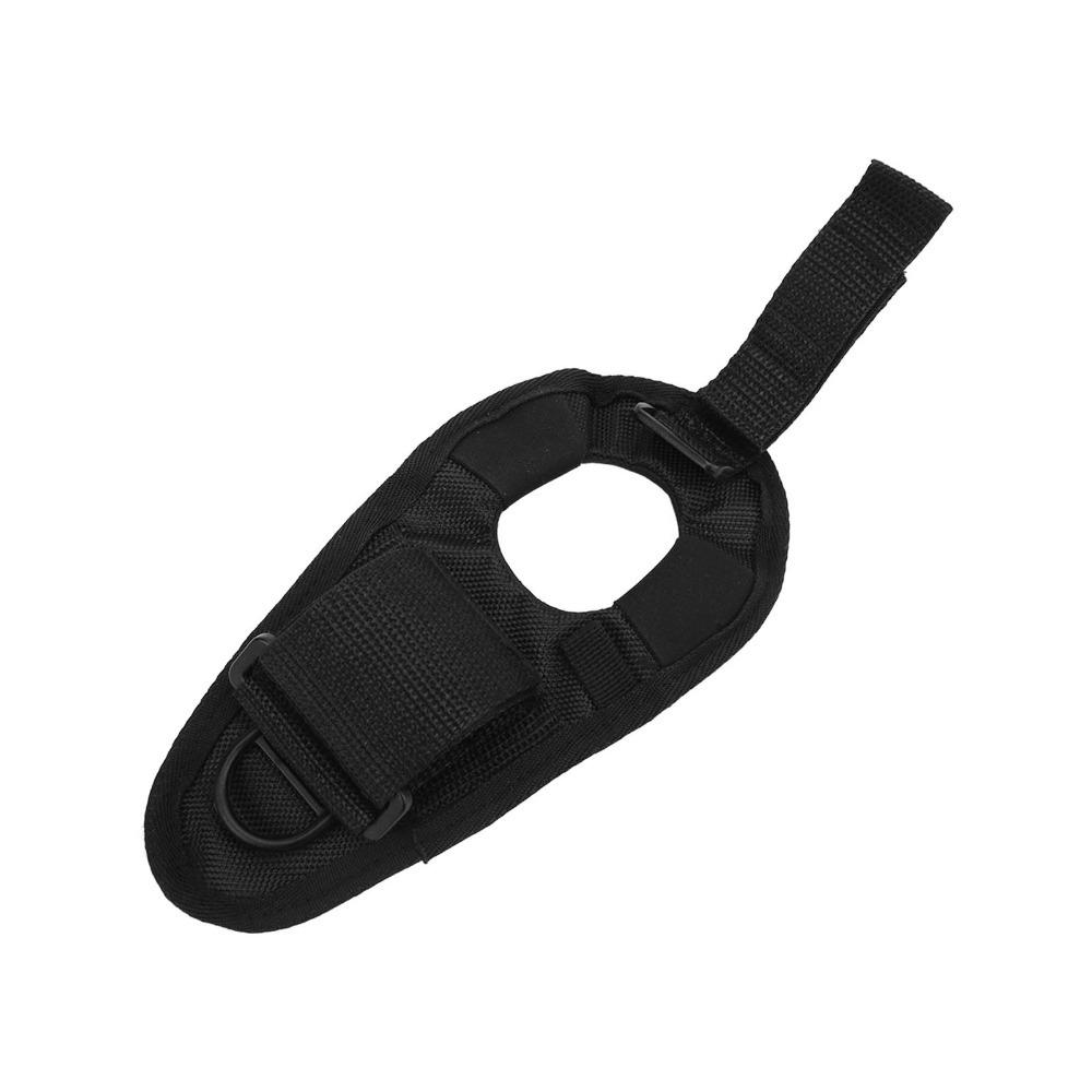 Universal Adjustable Flashlight Holder Black Flashlight Hand Strap Outdoor Camping