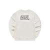 Fila Fusion Letter Logo Round Neck Sports Knit Pullover Long Sleeve Sweatshirt Men Sweatshirt White T11M311203F-WT