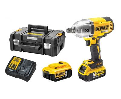 Xr Impact Wrench 1/2'' 18V 2*5.0Ah Tstak 1625 Nm - Dw Dcf899P2