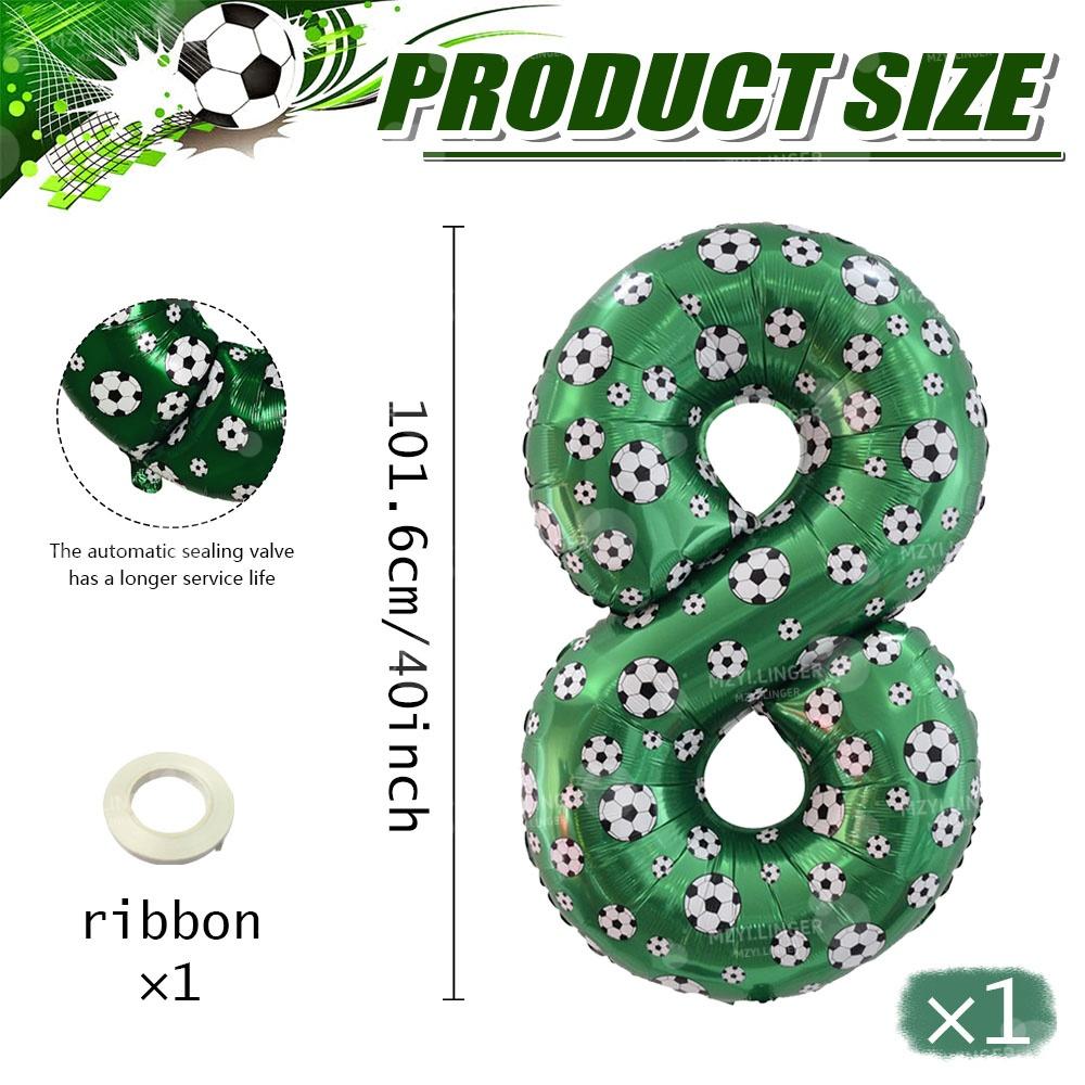 40inch Football Print Digital Balloon Football Print Birthday Party Decoration Competition Venue Layout Digital Balloon0-9