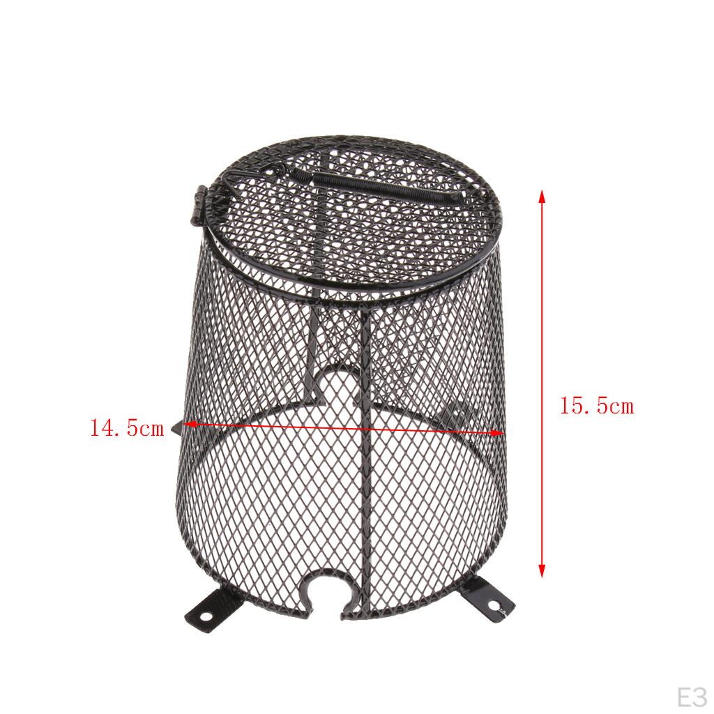 Reptile , Cage Enclosure Heat Safety, Lamp Mesh Cover Lampshades