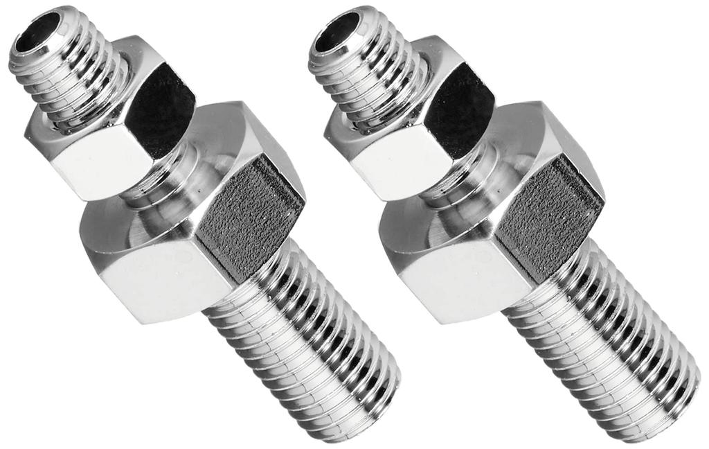 Kijima HD-01961 Motorcycle Parts Frame Mount Turn Signal Stay, 10.8 inches (274 mm), Harley Billet Aluminum/Chrome