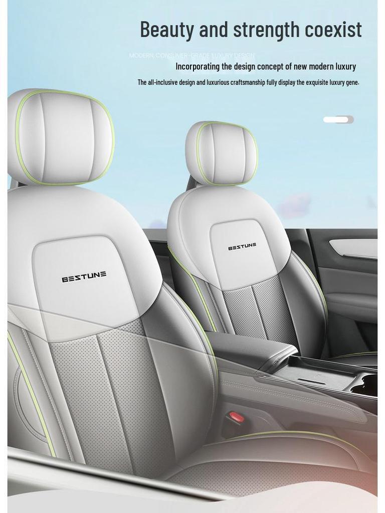 Breathable, perforated car seat covers for the 2025 Bestune Yueyi 03.