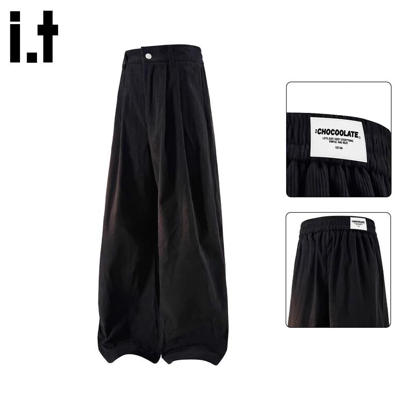 CHOCOOLATEit Men's American Style Loose Straight Leg Casual Pants