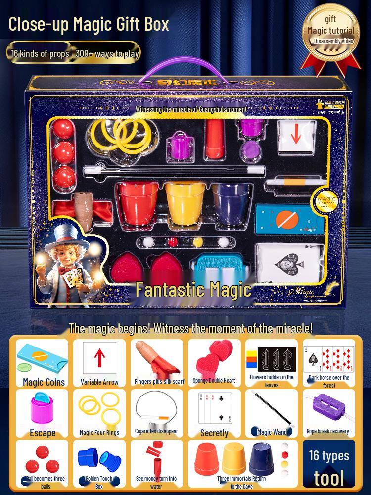 Children's Magic Tricks Gift Box Set for Boys and Girls - 2025 Children's Day