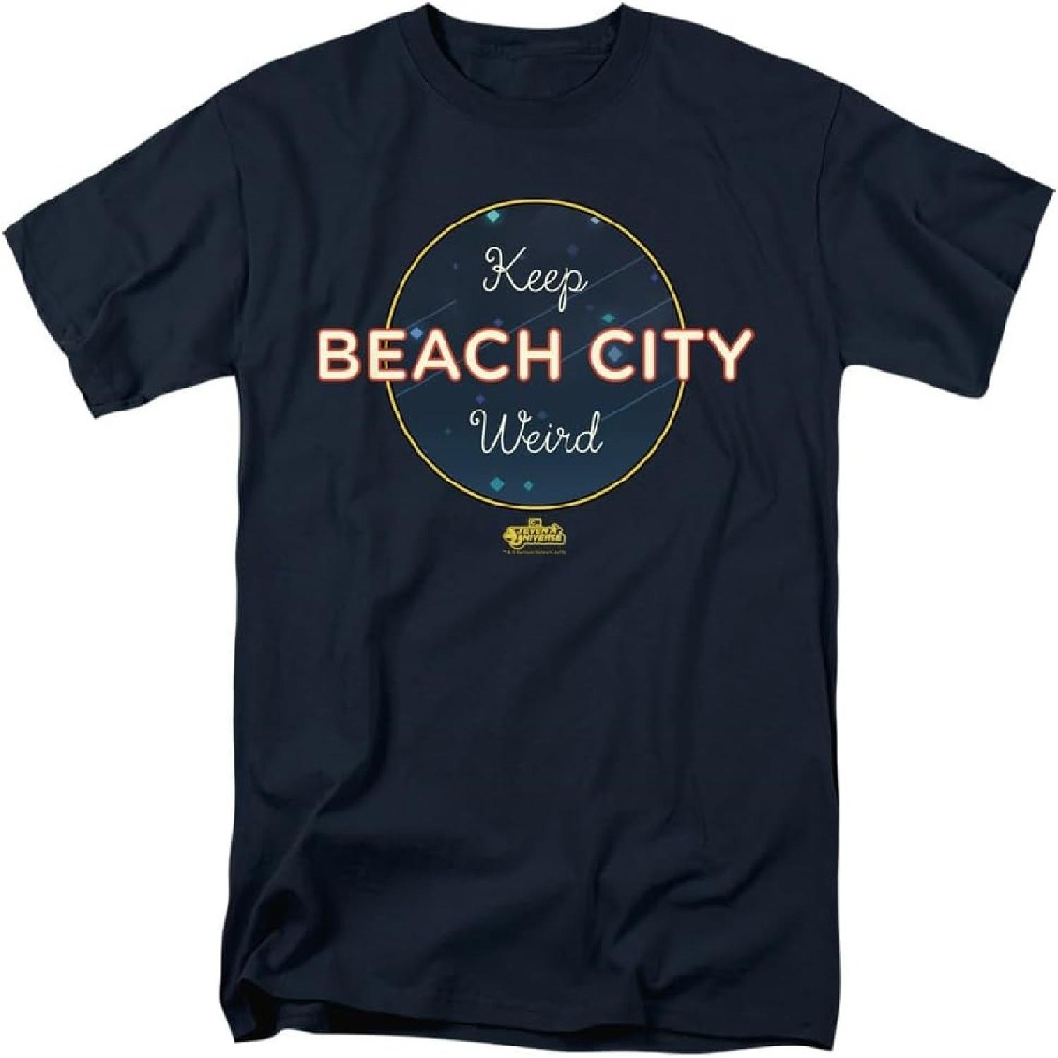 Popfunk Classic Steven Universe Keep Beach City Weird Unisex Adult T Shirt XXXXXL разноцветный