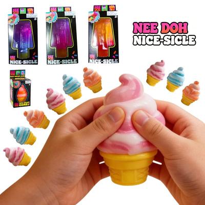 Schylling Ice Cream & Popsicle Squishy Toy Anti Anxiety Stress Relief Fidget Toy Sensory Play Toy for Kids Adults