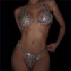 Mixed Color Mesh Bra Chain, European And American Popular Party Personalized Fun Bikini Set Chain