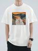 Neue Sommerkollektion 2026 Stylisches bedrucktes Muster Damen und Herren Rundhals Kurzarm Y2k T-Shirt Geeignet für den täglichen Gebrauch
