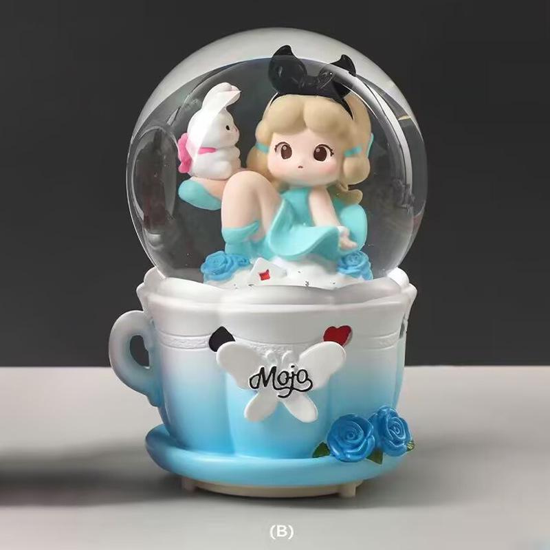 Astronaut Crystal Ball Music Box Ornament - Student Snow Globe Birthday Gift