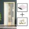 Polyester Screen Door Self-sealing and Door Screen Magnetic Self Adhesive Seal To Keep Bugs Out Retractable Screen Door