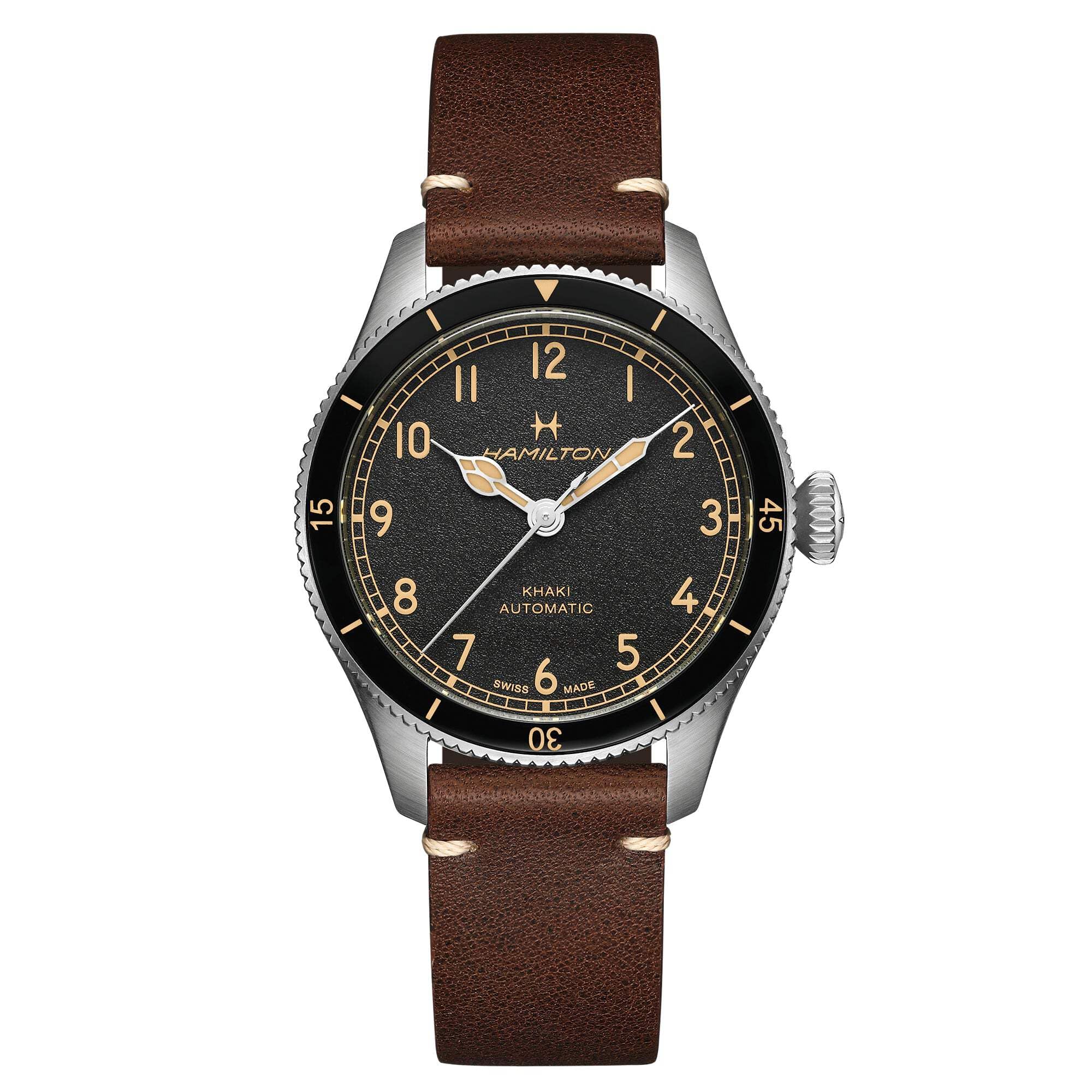 

[Гамільтон] Годинник ГАМІЛЬТОН кольору хакі Aviation Pilot Pioneer Mechanical Automatic Back H76205530 Унісекс