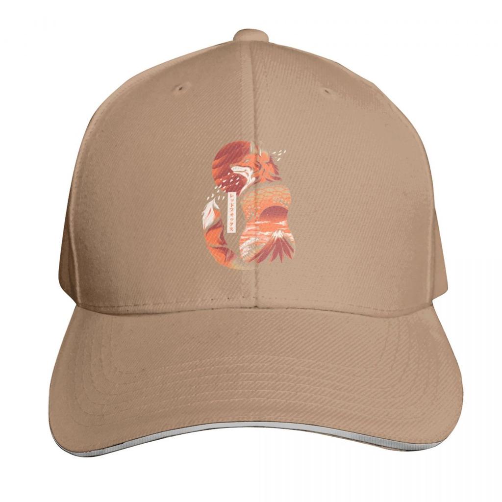 Japanese fox Baseball Cap fun hats Rave Mountaineering tea Hat Women Caps Unisexs