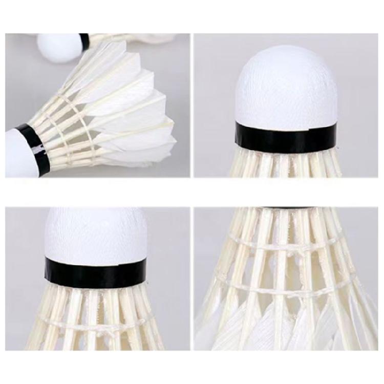 12 Pcs Training Badminton Ball Duck Feather Badminton Shuttlecocks Durable