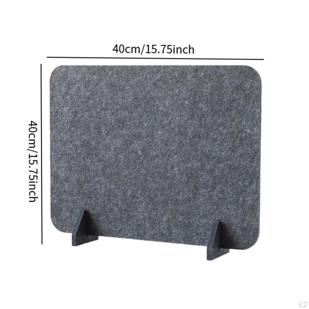 Acoustic Desk Divider with Support Feet Freestanding,Soundproof,Furniture Partition,Desk Privacy