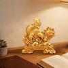 Feng Shui Wealth Fish Decor Animal Figurine Alloy Small Statue Decoration for Office