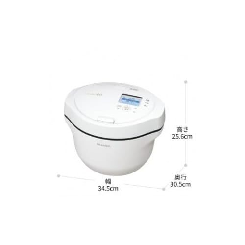 SHARP Healsio Hot Cook KN-HW24H-W (Premium White)