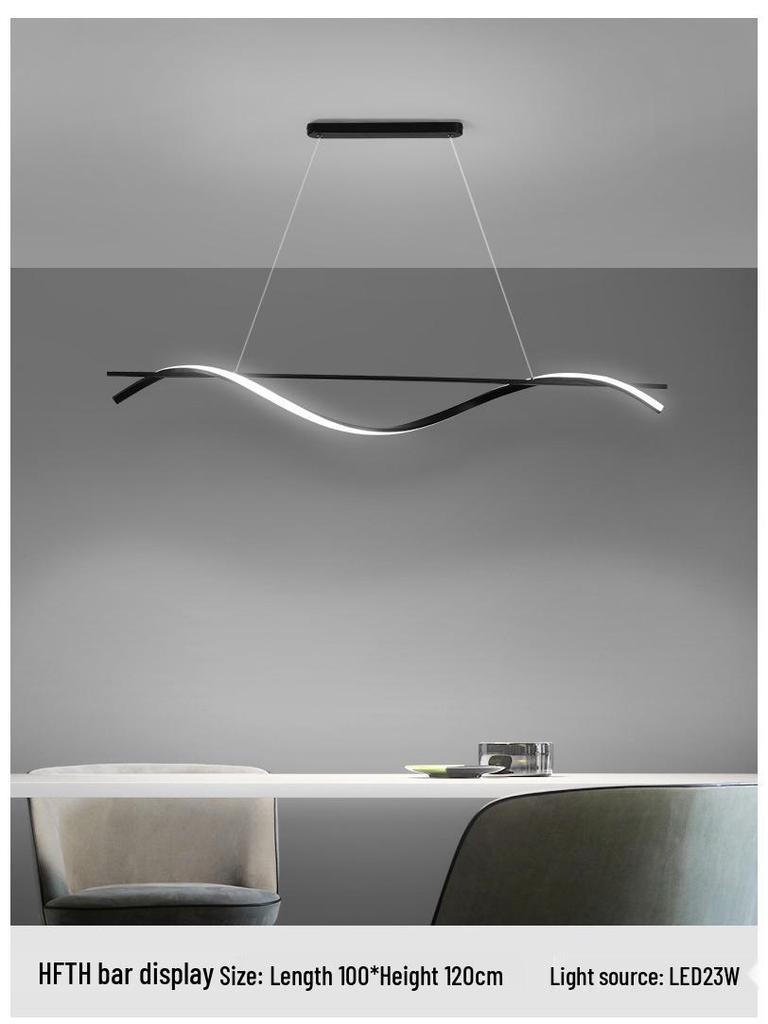 Nordic Modern LED Chandelier: Irregular Creative Lighting for Dining, Living Room, or Bar.