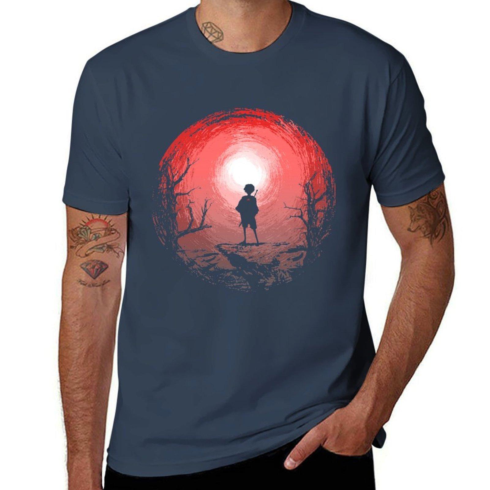 Sunset Glow Mugen Tshirt Daily Casual Short Sleeve Tee Shirt S