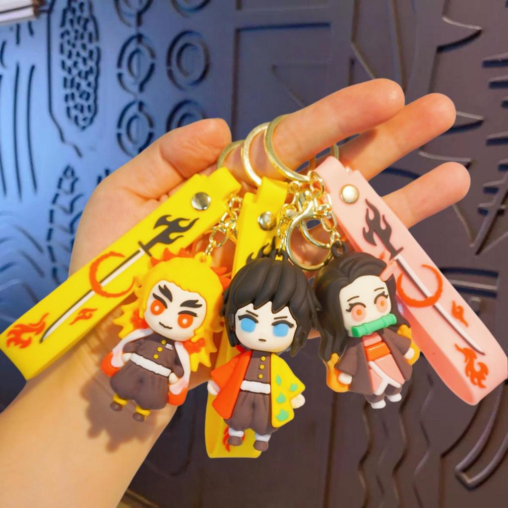 Demon Slayer Tanjiro 3D Keychain Pendant