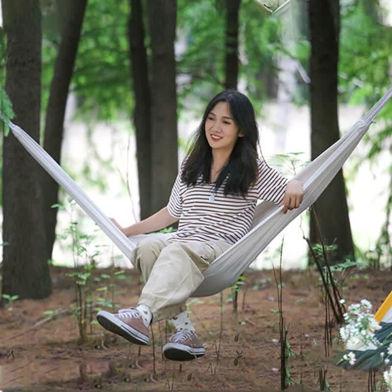 HLY Cloud Rest Canvas Double Hammock