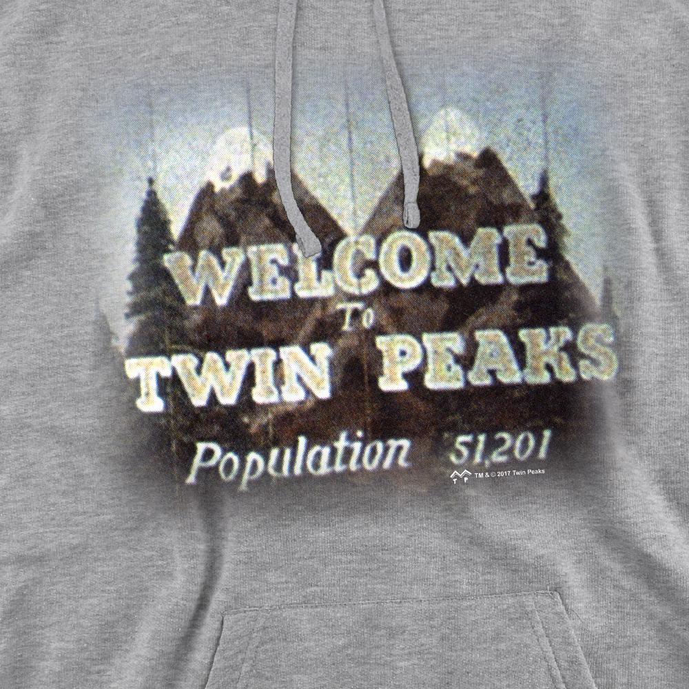 Twin Peaks Mens Welcome To Hoodie