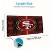 San Francisco 49ers Print  Cushion Non-slip Laptop Tablet Big Mousepad XXL Mat Mini PC Playmat With Lock edge