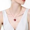 Artistic Crafted Flower Crystal Pendant Set Natural Stone Flower Pendant Charm For Handmade Jewelry And Necklace