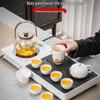 Integrated Automatic Tea Set with Kettle & Tray